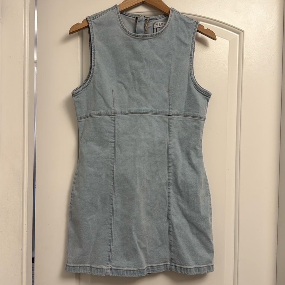 Sleeveless Denim Dress